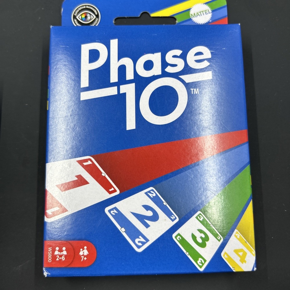 Phase 10‎ Card Game Family Travel Fun for All Ages